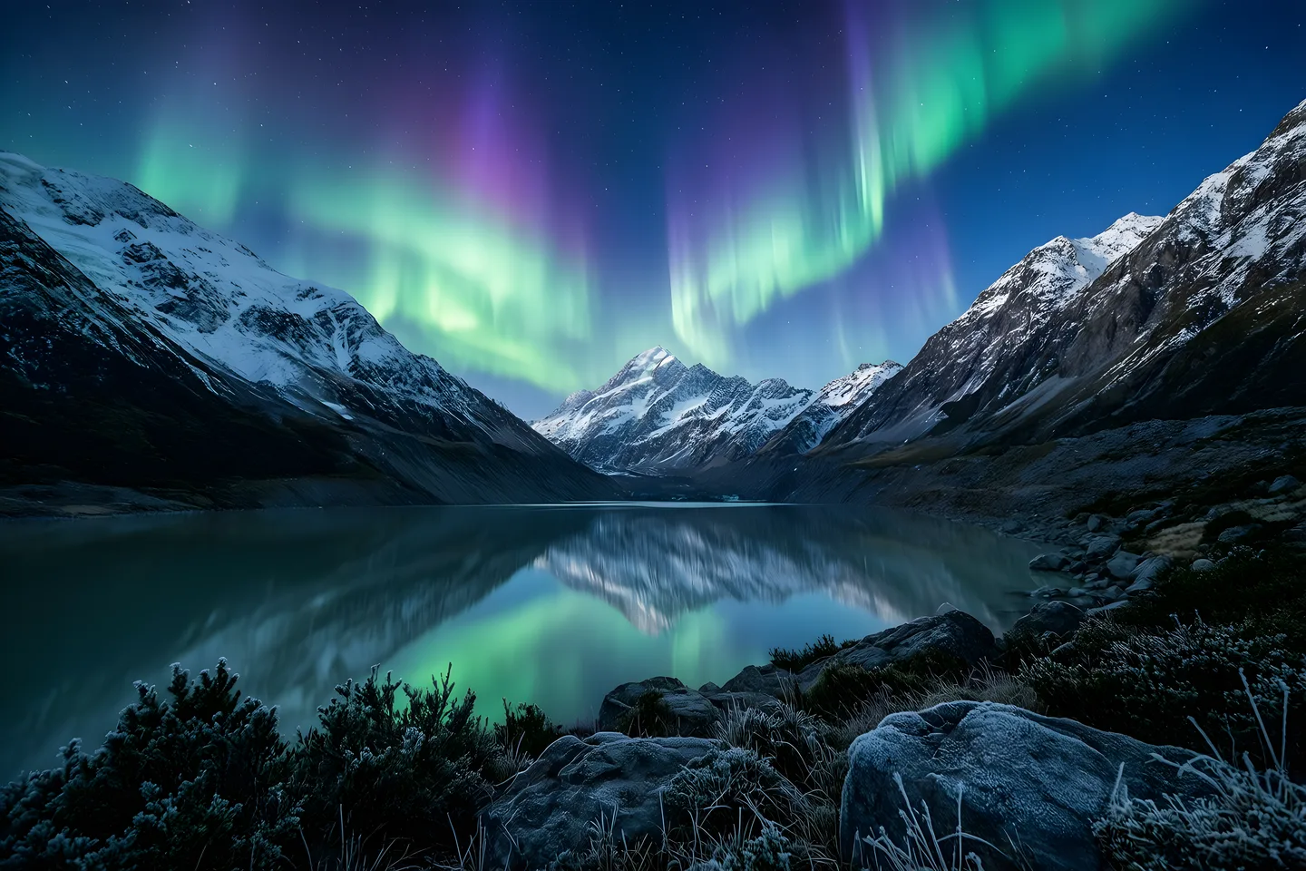 aurora — synthetic showcase