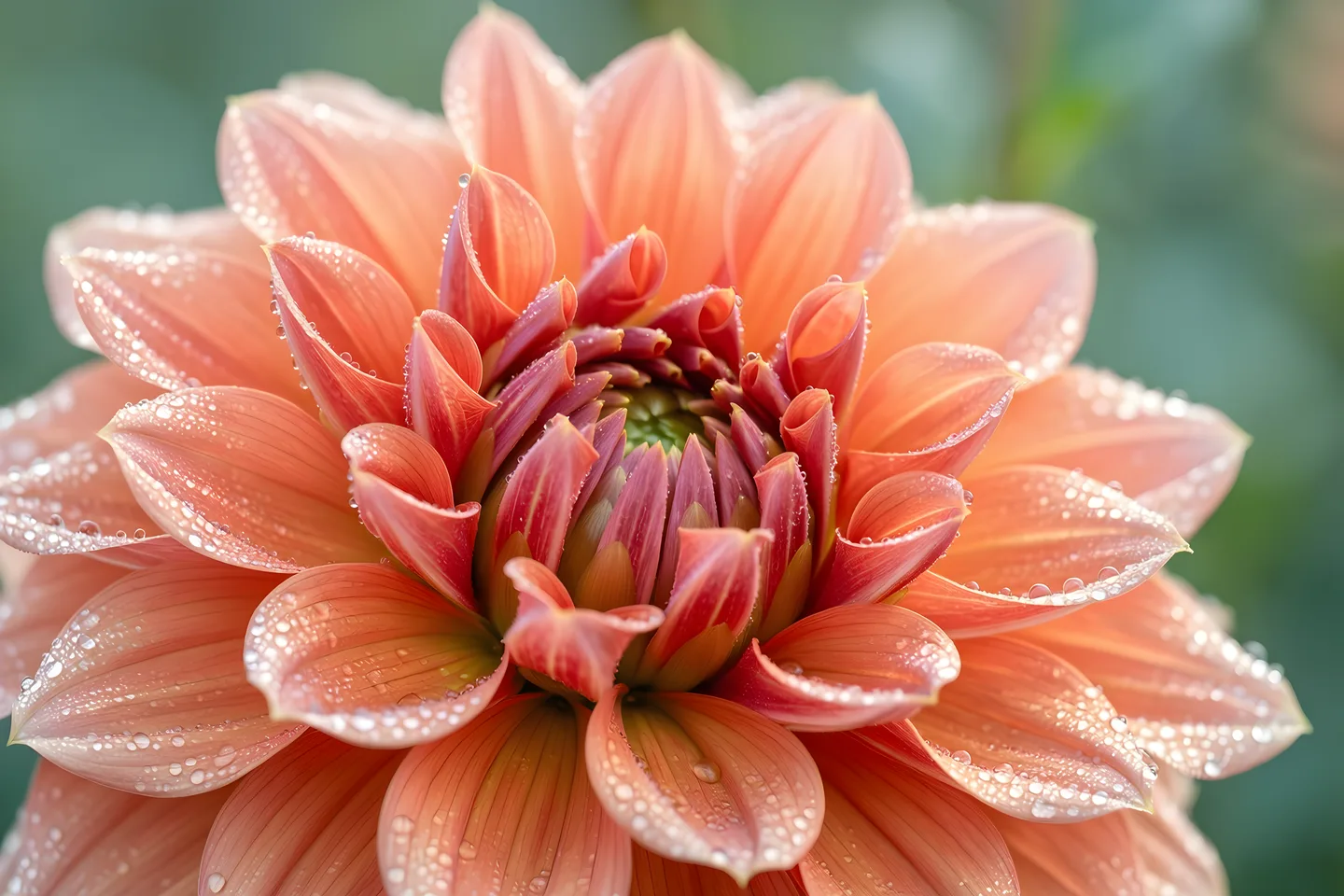 dewy flower — synthetic showcase
