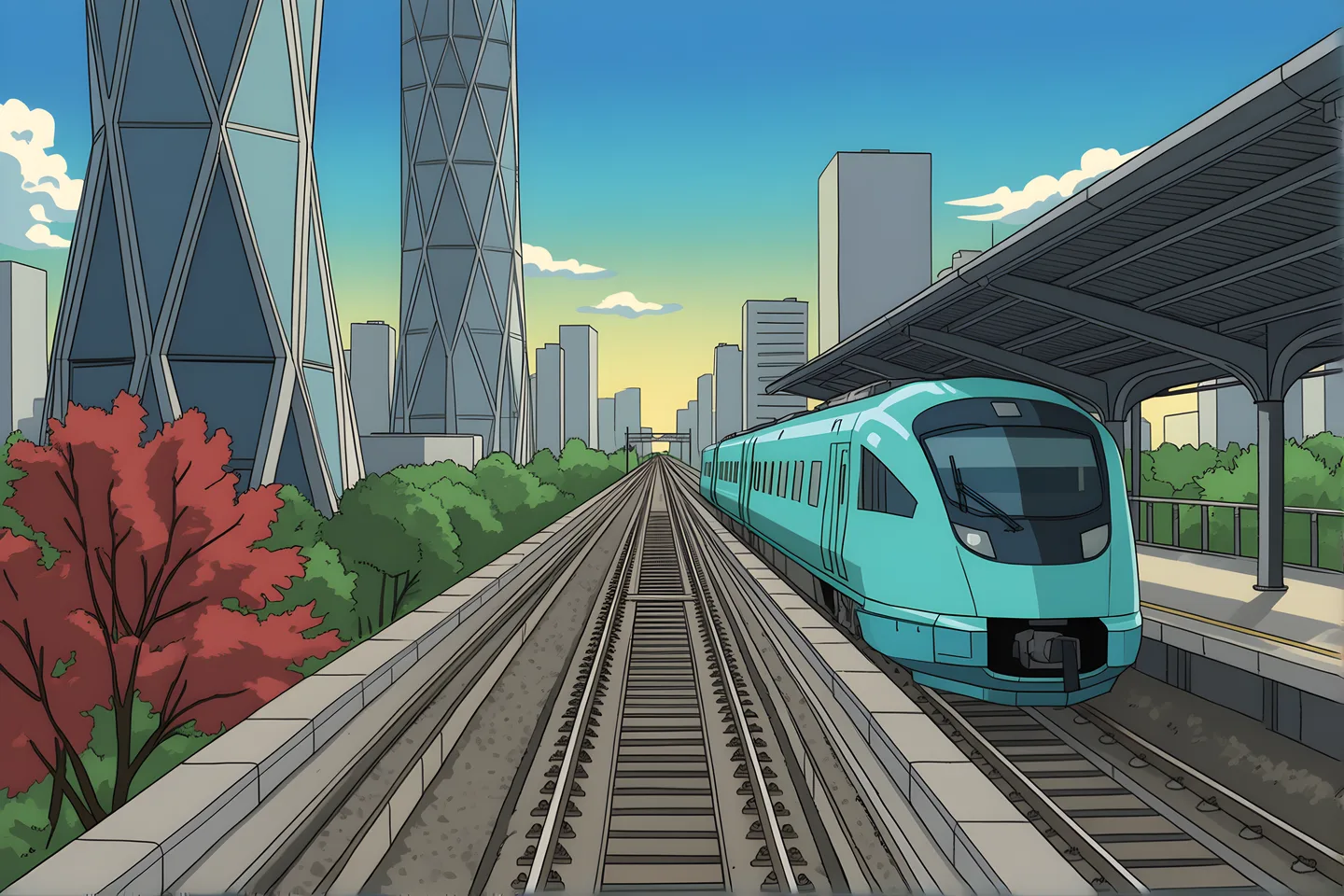 anime — synthetic restyle sequence