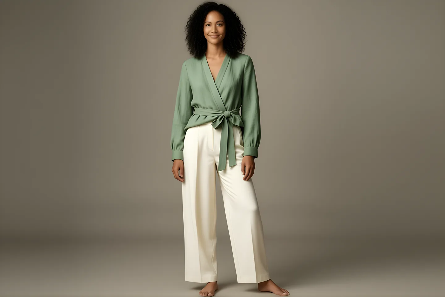 wearing it — synthetic try-on sequence