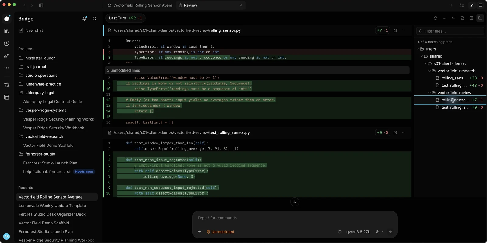 Bridge desktop demonstration for A clearer path through everyday work